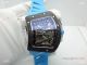 Swiss Grade 1 Richard Mille RM 70-01 Carbon Case Blue Rubber Strap Watch (8)_th.jpg